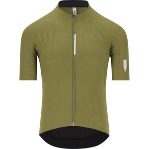 Q36.5 Мъжка фланелка с къс ръкав за колоездене Q36.5 Dottore Pro Jersey Cycling jersey - Drab Green - размер M (056-3506-0814)