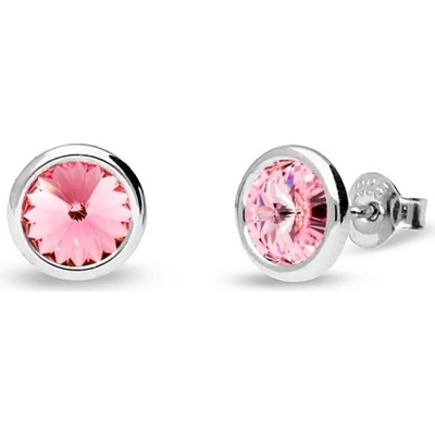 Spark růžové se Swarovski Elements Tiny Bonbon Studs KR1122SS29LR Light Rose