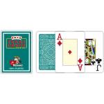 Modiano Карти за игра Texas Poker 2 Jumbo Index Dark Green