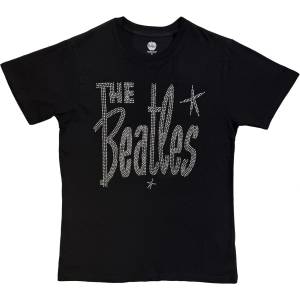 The Beatles Retro Logo Crystals (Embellished) Black XL Риза (BEATTEE465MB04)