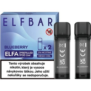 Elf Bar ELFA Pods cartridge 2Pack Blueberry 20 mg