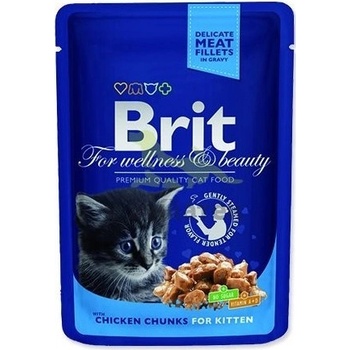 Brit Premium Cat Kitten Chicken Chunks 100 g