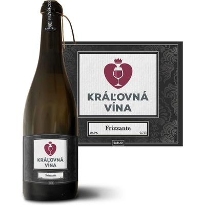 Sablio Kráľovná vína Prosecco biele suché šumivé víno 10,5 % 0,75 l (holá fľaša)