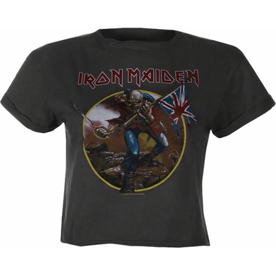 Tričko metal Amplified Iron Maiden TROOPER sivá