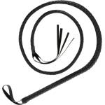  Дълъг камшик с удобна ръкохватка, 210см. - Darkness Long Whip Black (D-221220)