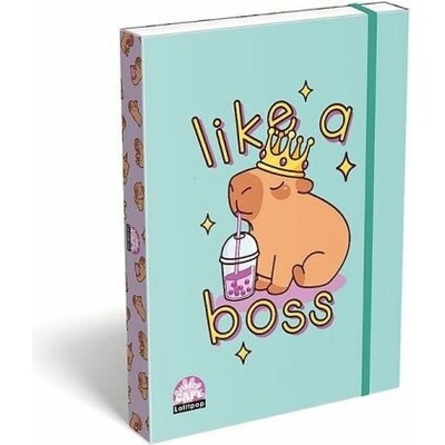 LizzyCard desky na sešity A5 Capybara