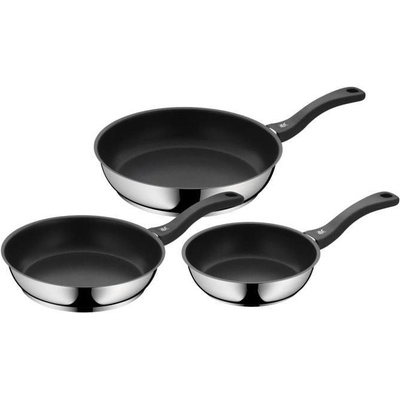 WMF sada pánví Devil 3 kusy 20 cm + 24 cm + 28 cm nerezová ocel - 7116001579