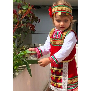 КАРНАВАЛ ДЕТСКА НАРОДНА НОСИЯ ЗА МОМИЧЕ - Модел 1 (787720230417)