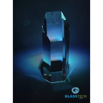 Skleněná trofej Šestihran L