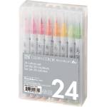 ZIG Комплект от 24 броя четки ZIG Clean Color Pensel Pen (RB-6000AT/24V)