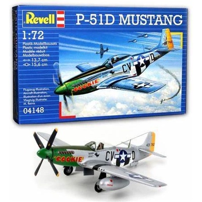 Revell Сглобяем модел Revell - Самолет P-51D Мустанг (R04148)