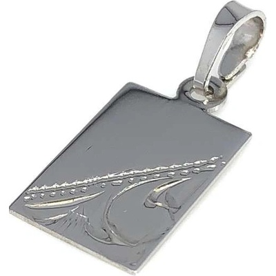 Jan Kos jewellery Stříbrný přívěsek destička 32102483
