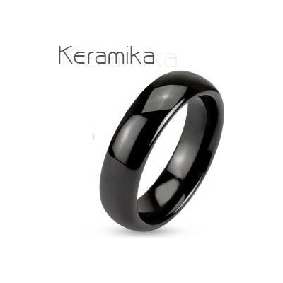 Nubis Keramický prsten černý KM1000 6 46