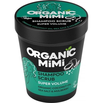 Organic Mimi Шампоан-скраб за коса за обем Sea Salt & Mulberry, 280 g