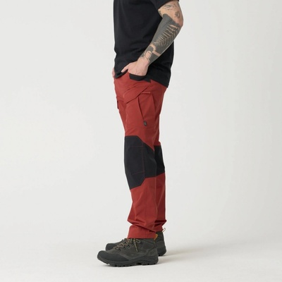 Kalhoty Helikon-Tex Outdoor Tactical VersaStretch červené-černé
