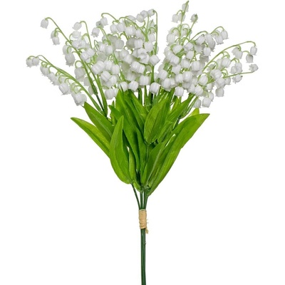 KYTICA ZVAZOK KONVALINKA X6 35CM BIELA
