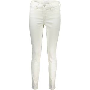 Calvin Klein Дамски дънкови дънки calvin klein, Цвят Бяло (j20j220618_bianco_1aa)