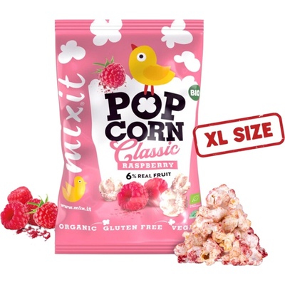 Mixit Velký popcorn malina BIO 75 g