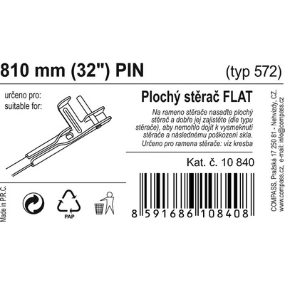 Compass Flat Bulk 810 mm 10840