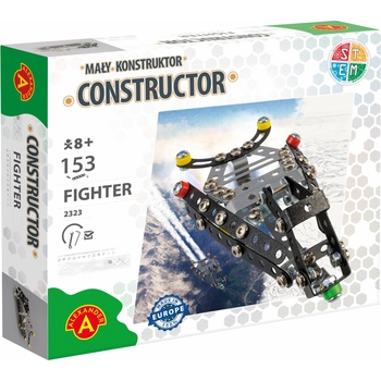 Alexander Toys Метален конструктор Alexander, 153 части - Fighter (AL2323)