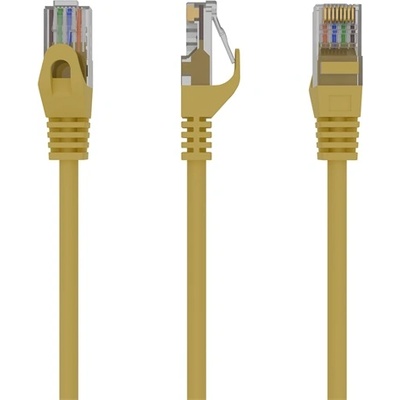 Gembird 0, 5m RJ45 CAT6 M/M жълт UTP кабел PP6U-0.5M/Y (PP6U-0.5M/Y)