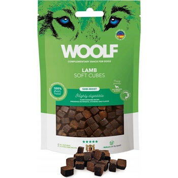 WOOLF SOFT CUBES LAMB MONOPROTEIN maškrta pre psa s jahňacinou 100 g