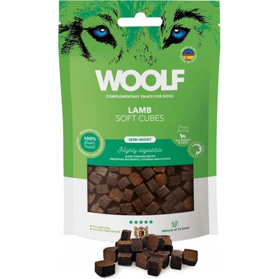 WOOLF SOFT CUBES LAMB MONOPROTEIN maškrta pre psa s jahňacinou 100 g