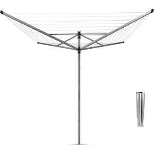 Brabantia 40 м метално сив въртящ се простор с метален шиш Brabantia от серия LIFT-O-MATIC (90300266)