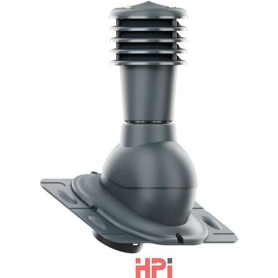 HPI Odvětrávací set 125/110 mm univerzální pro trapézové krytiny antracit