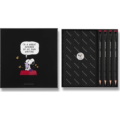 Moleskine Sada Peanuts A5 zápisník grafitové tužky – Zboží Živě