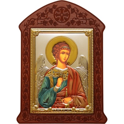 Свети Ангел Хранител с mdf дърворезба (is31247-d)