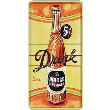 Ceduľa značka Drink Orange