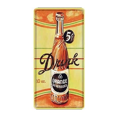 Ceduľa značka Drink Orange
