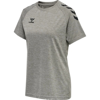 Hummel XK CORE POLY T-SHIRT S/S WOMAN šedá