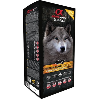 Alpha Spirit Semi-Moist Complete Free Range Poultry 2 x 9 kg