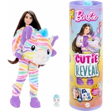 Mattel Barbie Cutie Reveal Barevné sny Zebra HRK39