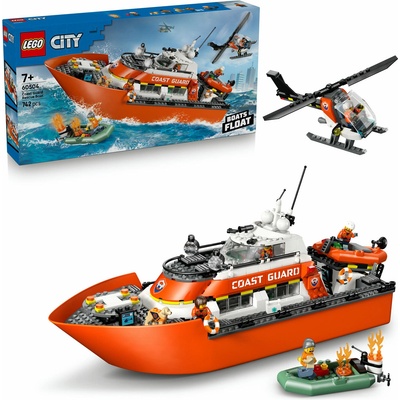 LEGO® City - Coast Guard Rescue Boat & Helicopter (60504)