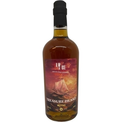Rom De Luxe Treasure Island LE 12y 40% 0,7 l (holá láhev)