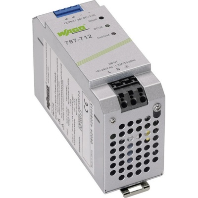 WAGO 787-712 síťový zdroj na DIN lištu, 24 V/DC, 2.5 A, 60 W, výstupy 1 x