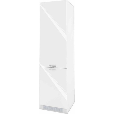 ИРИМ Колонен кухненски шкаф за вграден хладилник Сити БФ-Бяло гланц-05-50 60 см