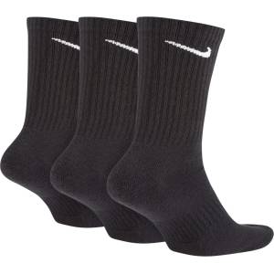 Nike Мъжки спортни чорапи Nike Everyday Cushioned Training Crew Socks Sports socks - Black / White (201-8892-0113)