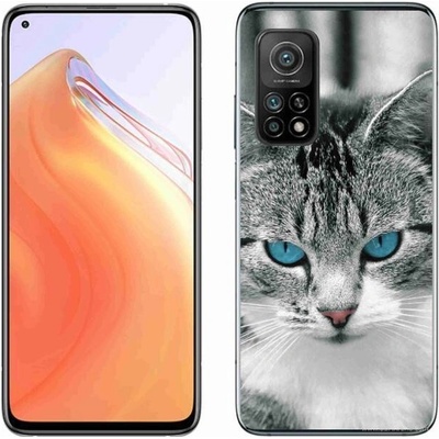 Pouzdro mmCase Gelové Xiaomi Mi 10T 5G - kočičí pohled 1