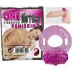  Пенис пръстен с вграден вибриращ куршум - One-Time Penis Ring (ORION01413)
