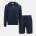 Firetrap Мъжки екип Firetrap Hood Shirt and short Set Mens - Navy