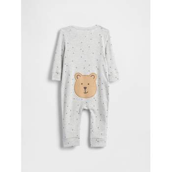 GAP Бебешки гащеризон Brannan bear GAP GAP | Siv | Момчешки | 6-12 месеца