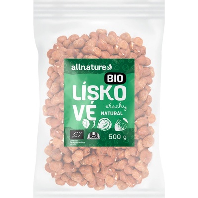 Allnature Lískové ořechy BIO 500 g