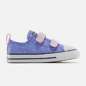 Converse Детски маратонки Converse Unisex Kids Chuck Taylor All Star Bea Canvas Trainers - 525-Very Peri