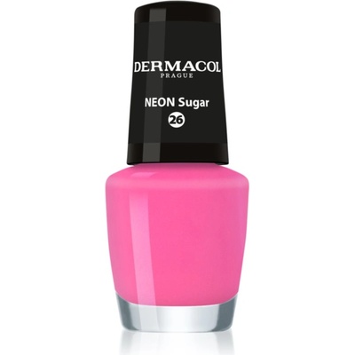 Dermacol Neon неонов лак за нокти цвят 26 Sugar 5ml