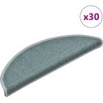 vidaXL Изтривалки за стълби, 30 бр. , 56x17x3 см, морскосини, полукръгли (3365742)