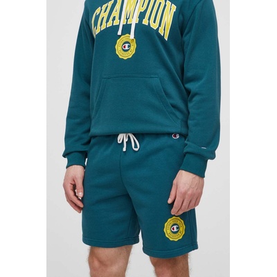 Champion Къс панталон Champion 0 в зелено с меланжов десен 219850 (219850)